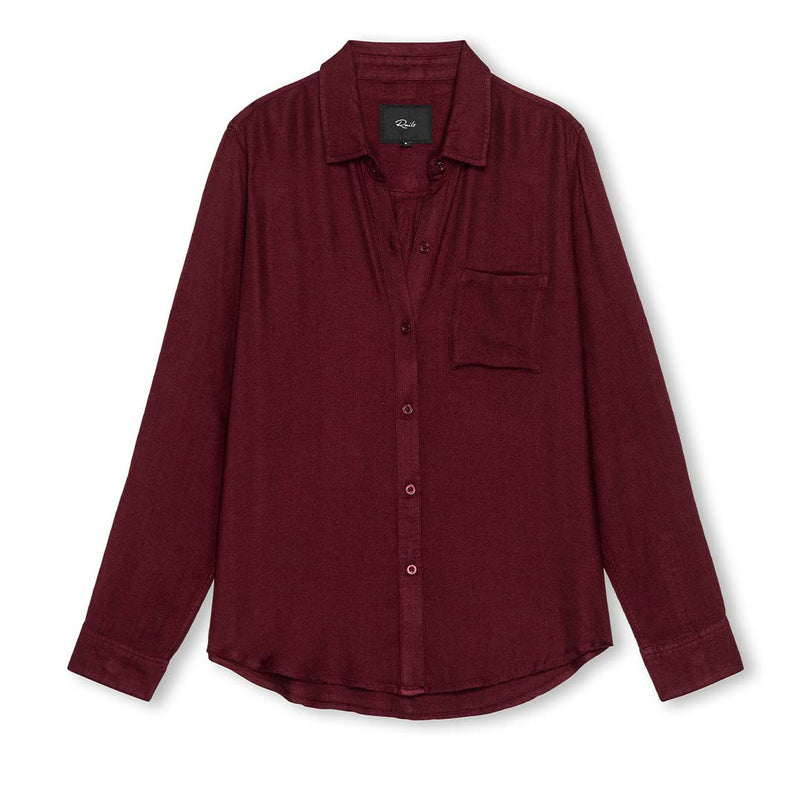 RAILS Hunter skjorte - Oxblood
