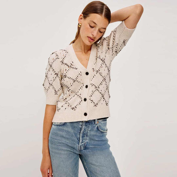 RAILS Isla cardigan - oat