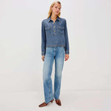 RAILS Ports denim skjorte - Antique Blue