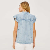 RAILS Ruthie skjorte - ivory carnations