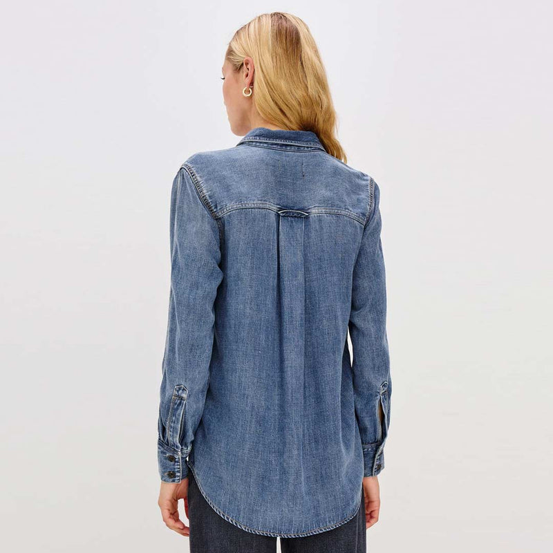 RAILS Atticus denim skjorte - Antique Blue