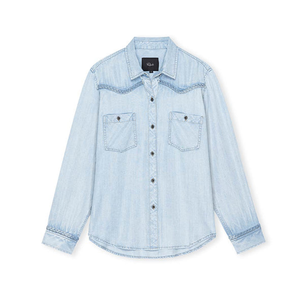 RAILS Stasi denim skjorte - Medium Cloud Wash