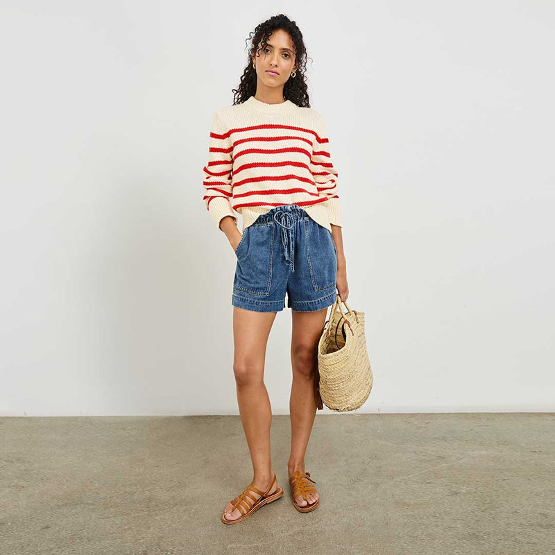 RAILS Alise strik - Cherry Stripe