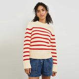 RAILS Alise strik - Cherry Stripe