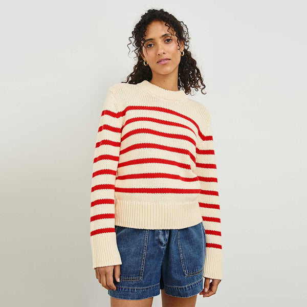 RAILS Alise strik - Cherry Stripe