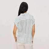 RAILS Tuscany top - windward stripe