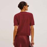 RAILS Roman strik - Crimson rød