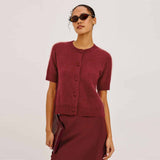 RAILS Roman strik - Crimson rød