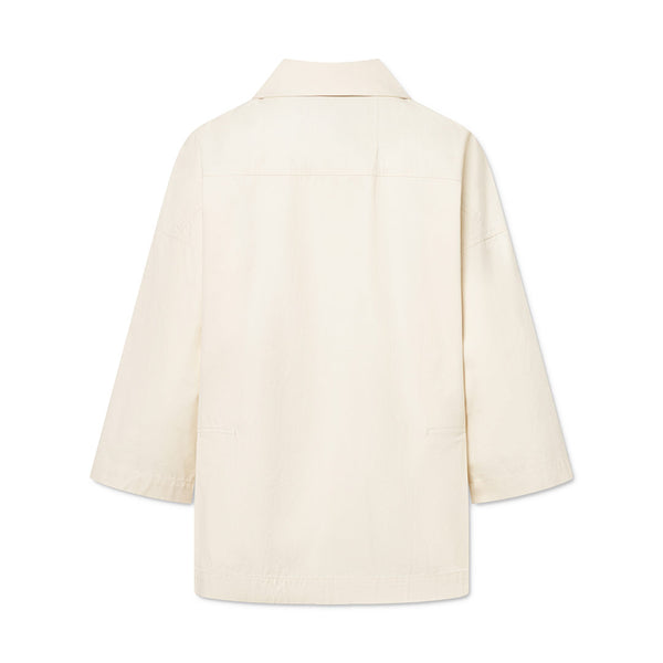RUE DE TOKYO Cassy twill jakke - ivory