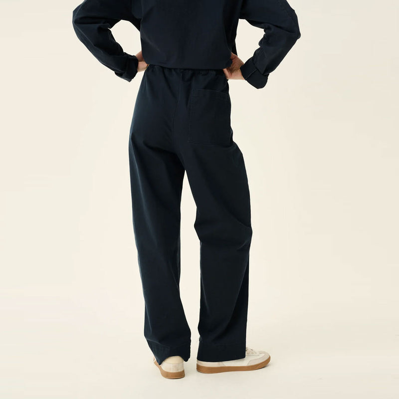 RUE DE TOKYO Palla twill bukser - dark navy