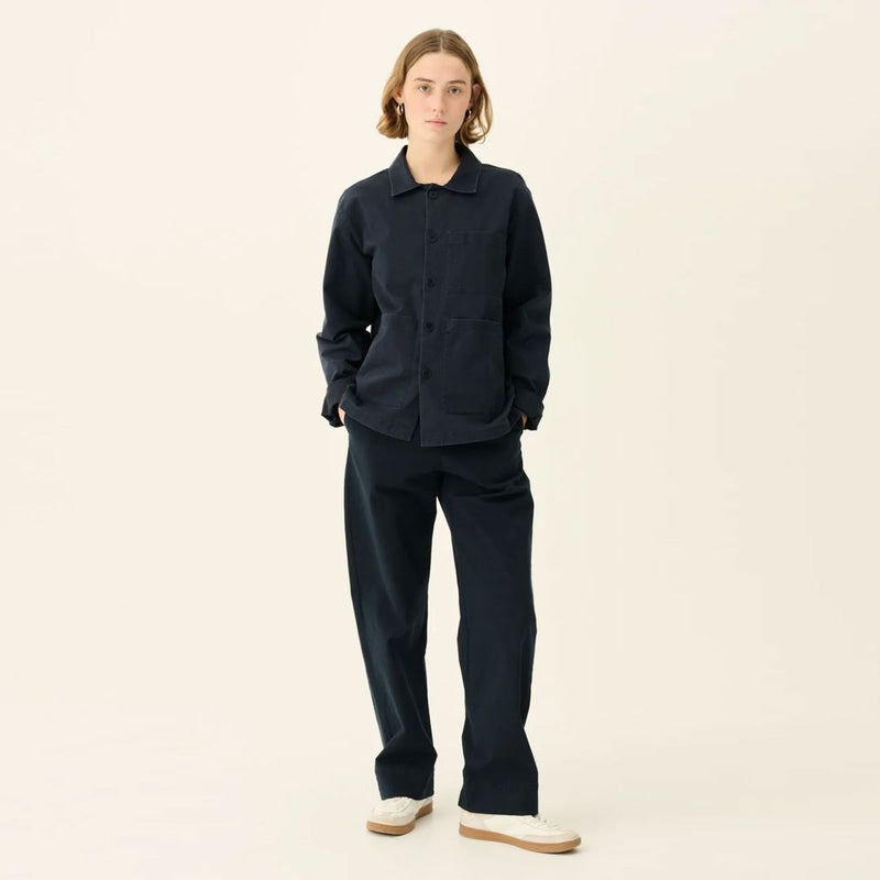 RUE DE TOKYO Palla twill bukser - dark navy