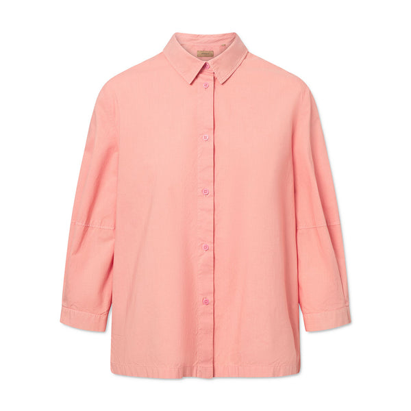 RUE DE TOKYO Sylvie poplin skjorte - peach pink