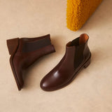 RIVECOUR 289 ankel støvler - Chocolate Brown