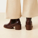 RIVECOUR 289 ankel støvler - Chocolate Brown