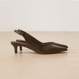 RIVECOUR 417 slingback sko - Khaki