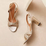 RIVECOUR 778 sandaler - white gold