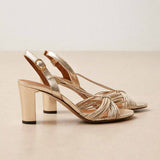 RIVECOUR 778 sandaler - white gold