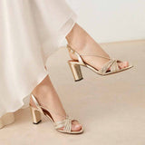 RIVECOUR 778 sandaler - white gold