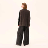 RUE DE TOKYO Cas teddy vest - Dark Grey