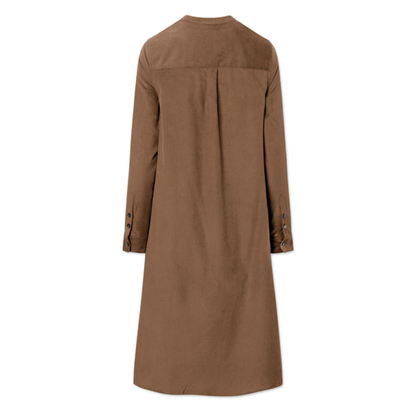 RUE de TOKYO Darianna kjole - brun fløjl