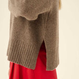 RUE DE TOKYO Kath cashmere silke sweater - Hazelnut