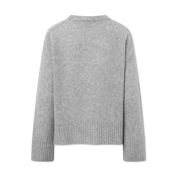 RUE DE TOKYO Kath cashmere silke sweater - flint