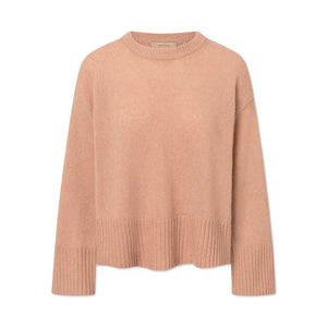 RUE DE TOKYO Kath cashmere silke sweater - Blush