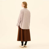 RUE DE TOKYO Pen Twill nederdel - Capuccino
