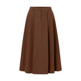 RUE DE TOKYO Pen Twill nederdel - Capuccino
