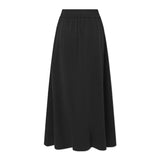 RUE DE TOKYO Pisces sandwashed tencel nederdel - sort