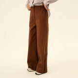 RUE DE TOKYO Plum Twill bukser - Capuccino