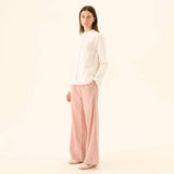RUE DE TOKYO Prisila crinkled tencel bukser - Rose