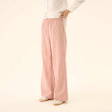 RUE DE TOKYO Prisila crinkled tencel bukser - Rose