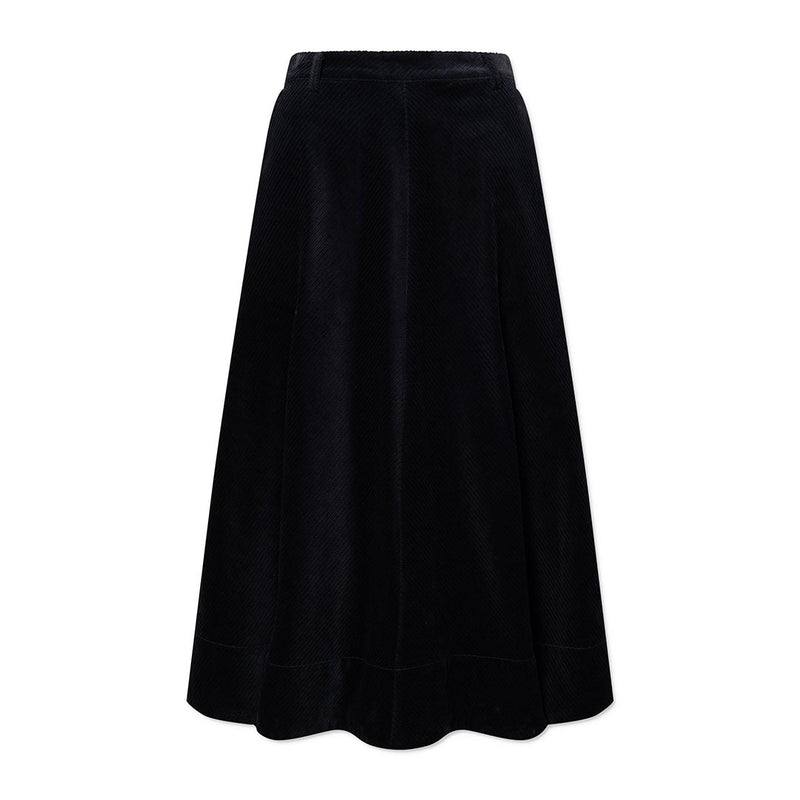 RUE DE TOKYO Pryma corduroy nederdel - ink navy