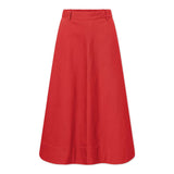 RUE DE TOKYO Pryma twill nederdel - Bittersweet Red