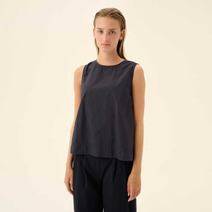 RUE DE TOKYO Sharren bluse - navy