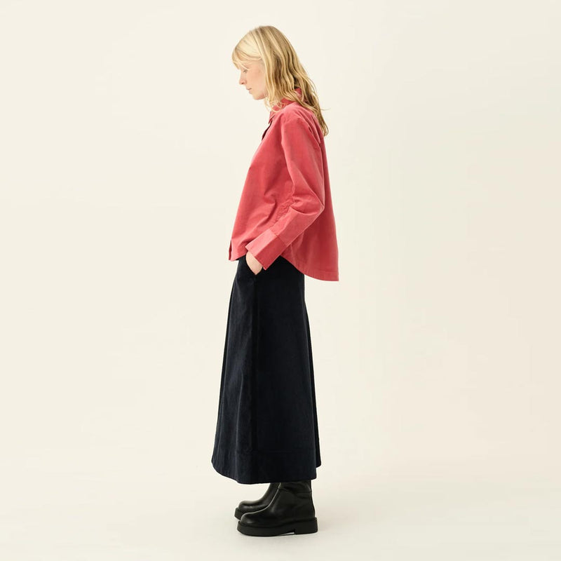 RUE DE TOKYO Sunni baby corduroy skjorte - raspberry rose