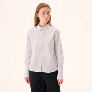 RUE DE TOKYO Sylina Striped shirt - Navy Triple Stripe