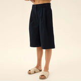 RUE DE TOKYO Prema twill shorts - Dark Navy