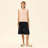 RUE DE TOKYO Prema twill shorts - Dark Navy