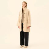 RUE DE TOKYO Cedar Teddy frakke - ecru