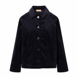 RUE DE TOKYO Chira heavy corduroy jakke - ink navy