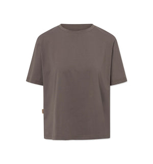 RUE DE TOKYO Trish light cotton jersey t-shirt - Taupe