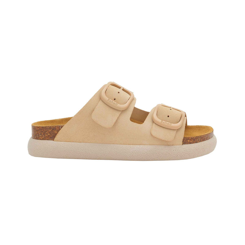 SCHOLL Noelle chunky sandaler - beige ruskind