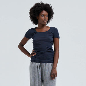 SEAMLESS BASIC Roseanna t-shirt - Midnight