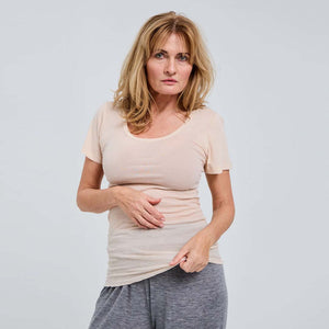 SEAMLESS BASIC Roseanna t-shirt - Rosie Beige