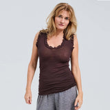 SEAMLESS BASIC Flounce top - Java