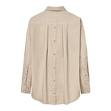 RUE DE TOKYO Sakiko skjorte - beige poplin