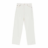 SKALL STUDIO Allison cropped jeans - hvid