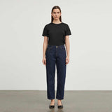 SKALL STUDIO Allison cropped jeans - Indigo Blue